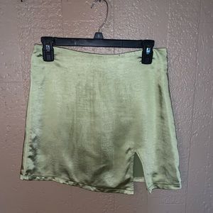 Just Quella lime green mini skirt (small)
